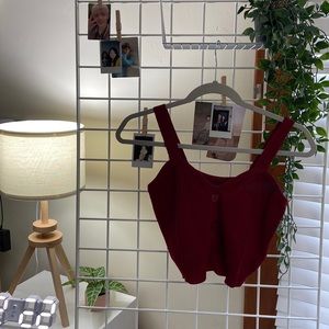 Maroon Tank Top